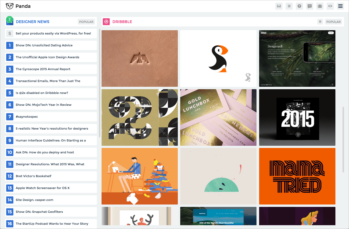 Design Inspiration - Panda 4