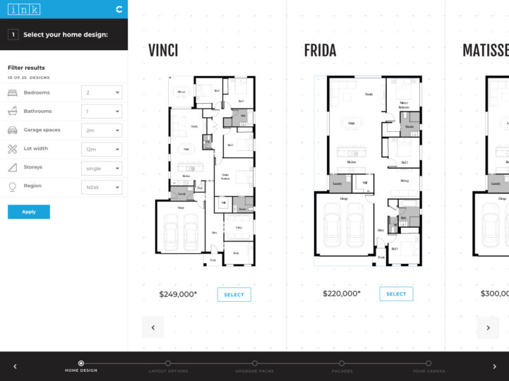 Ink Canvas - Overview Home Design Page