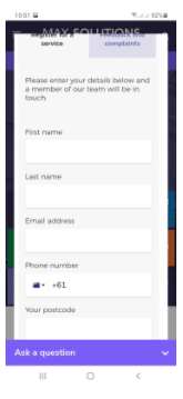 Max Solutions Mobile UX Contact Us 2